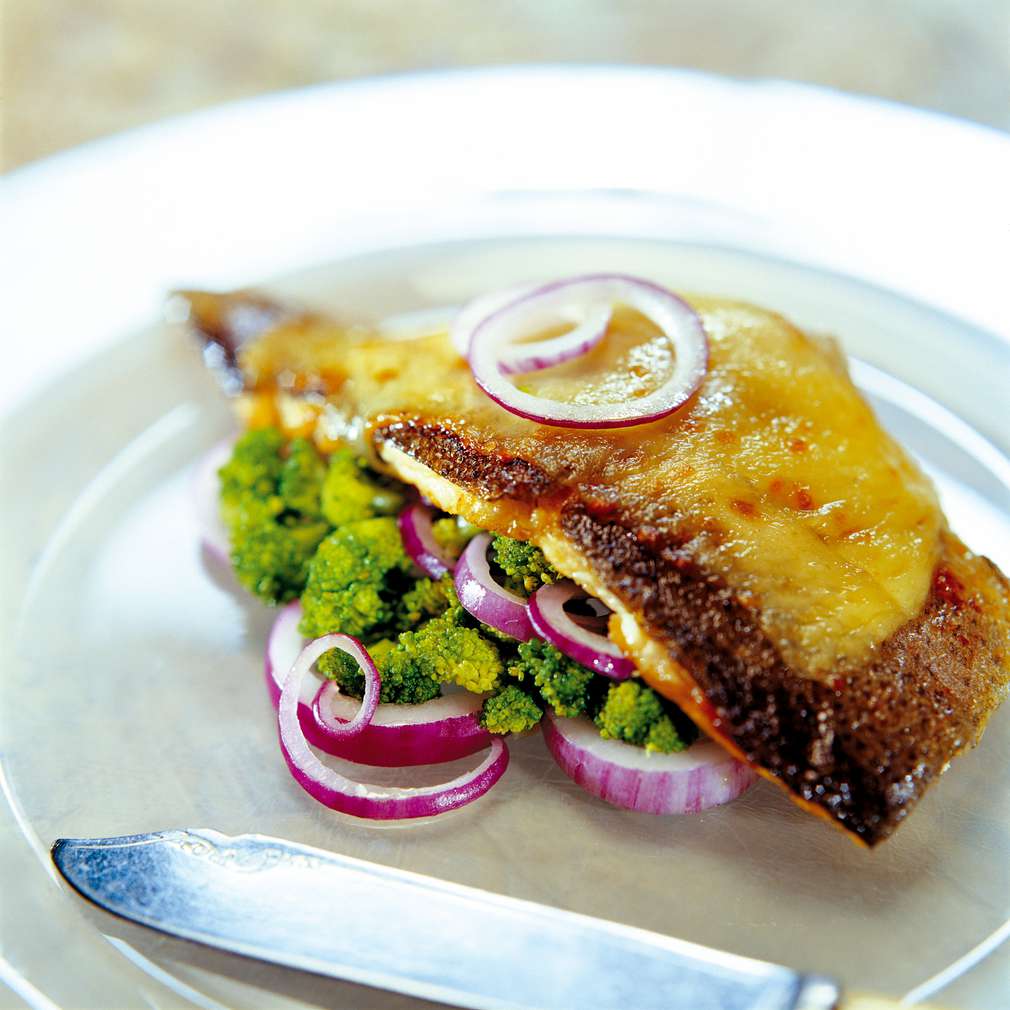 Изобразяване на рецептата Рибно филе с броколи