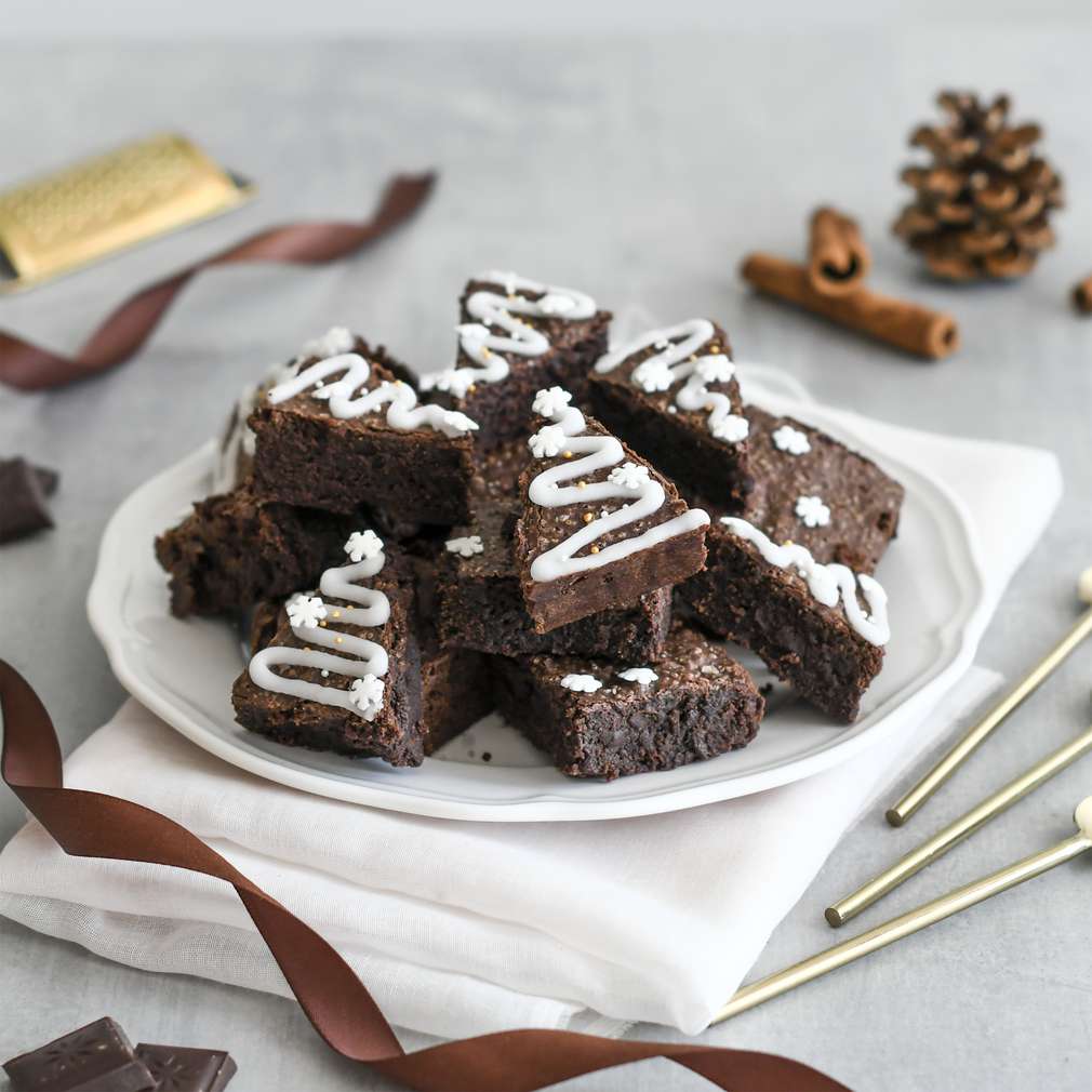 Zobrazenie receptu Brownie s mandľami a vianočným korením