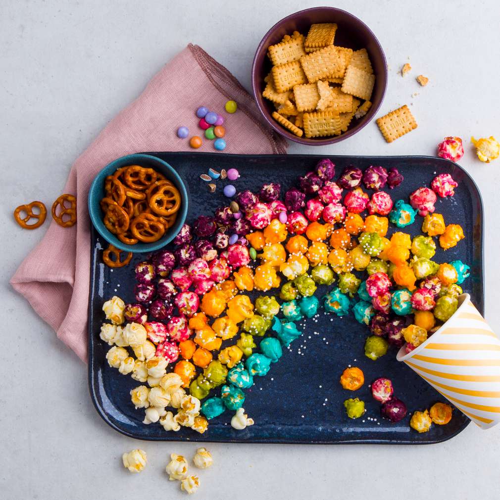 Abbildung des Rezepts Rainbow Popcorn