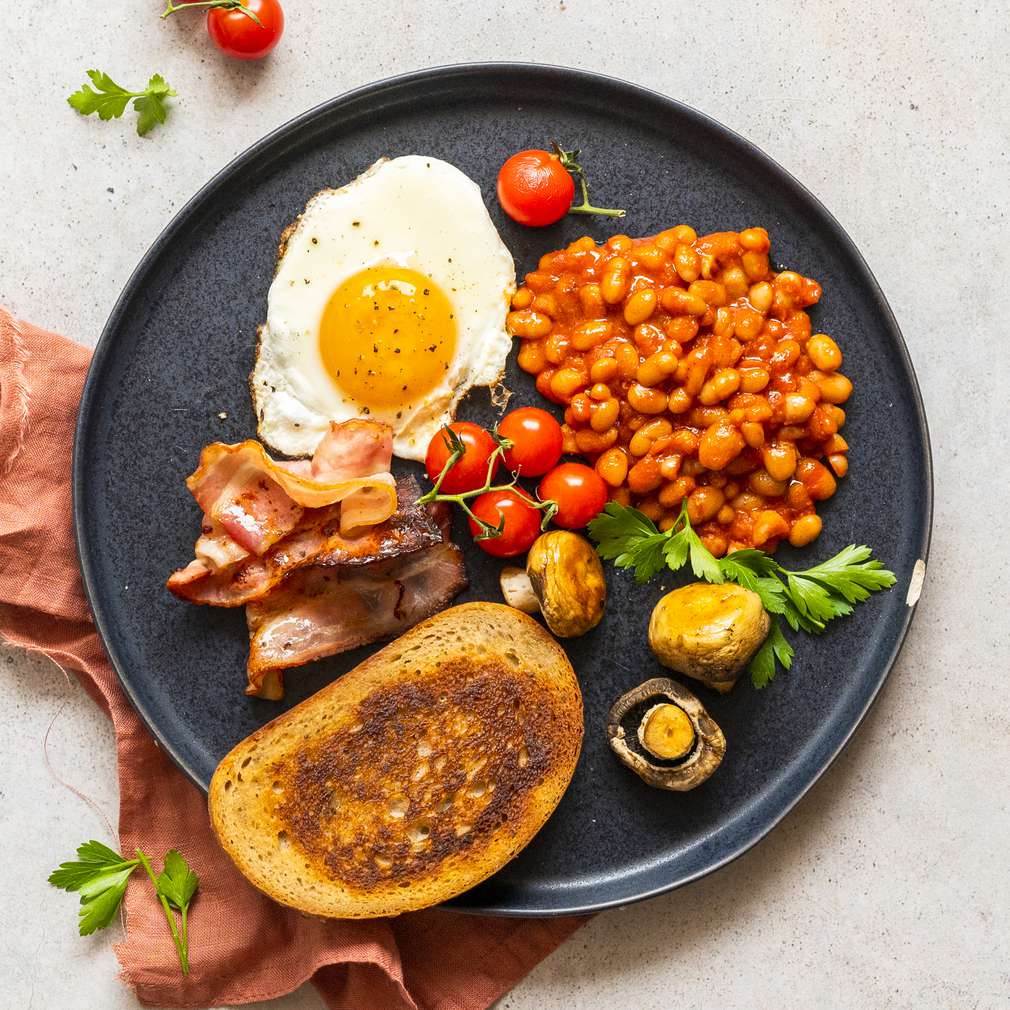 Zobrazit Tradiční anglická snídaně receptů