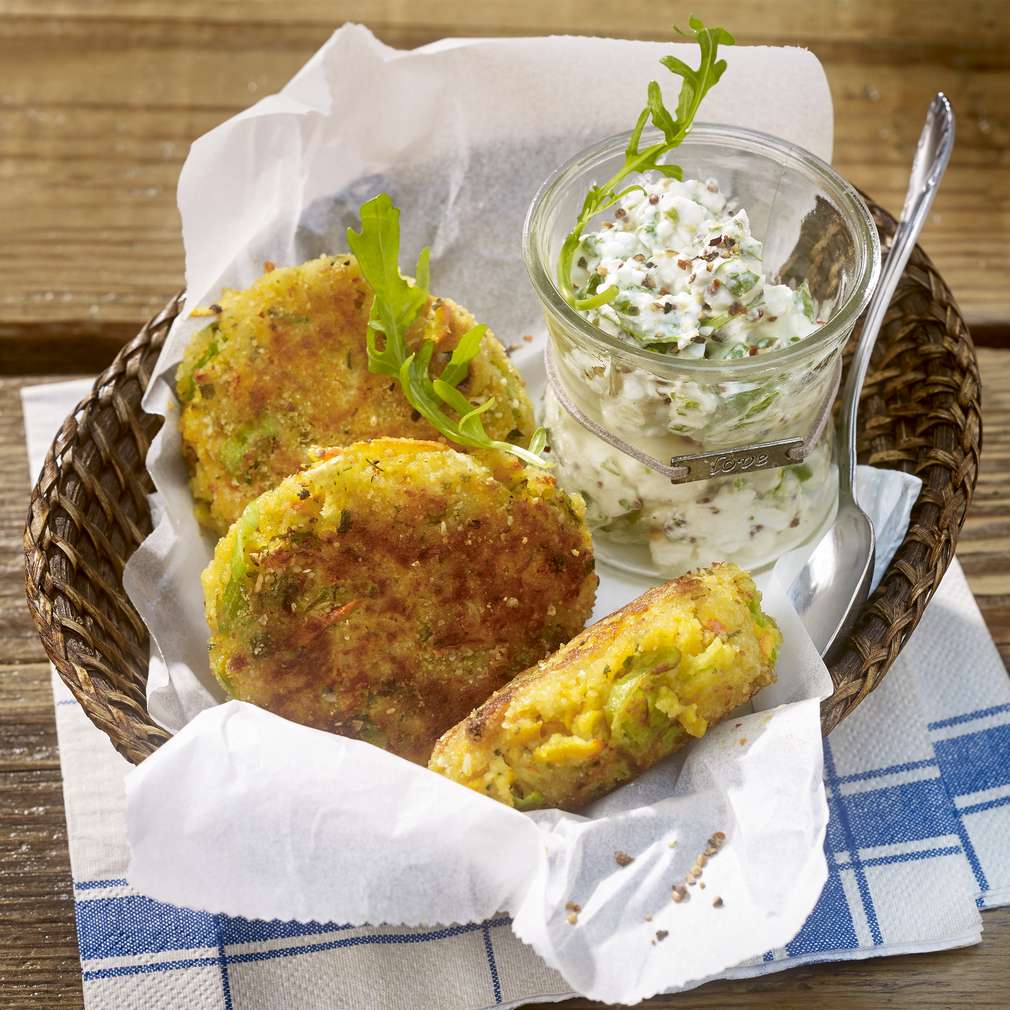 Abbildung des Rezepts Kürbis-Kartoffel-Pflanzerl Abbildung des Rezepts Kürbis-Kartoffel-Pflanzerl