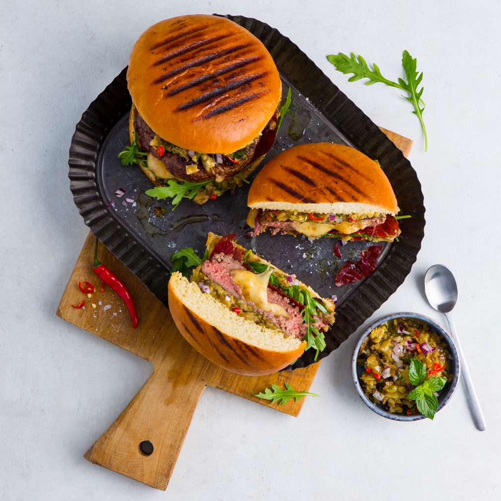 Abbildung des Rezepts Stuffed Burger Abbildung des Rezepts Stuffed Burger