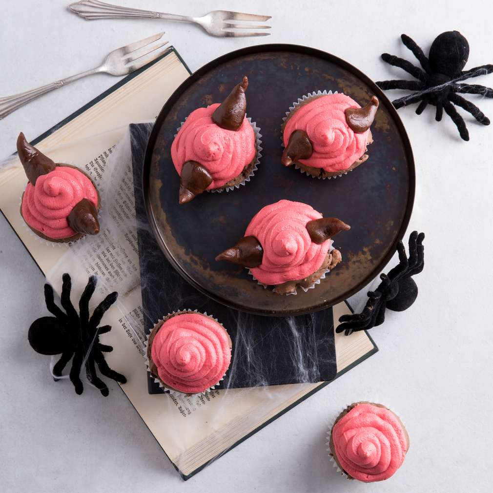 Strašidelné čokoládové cupcaky