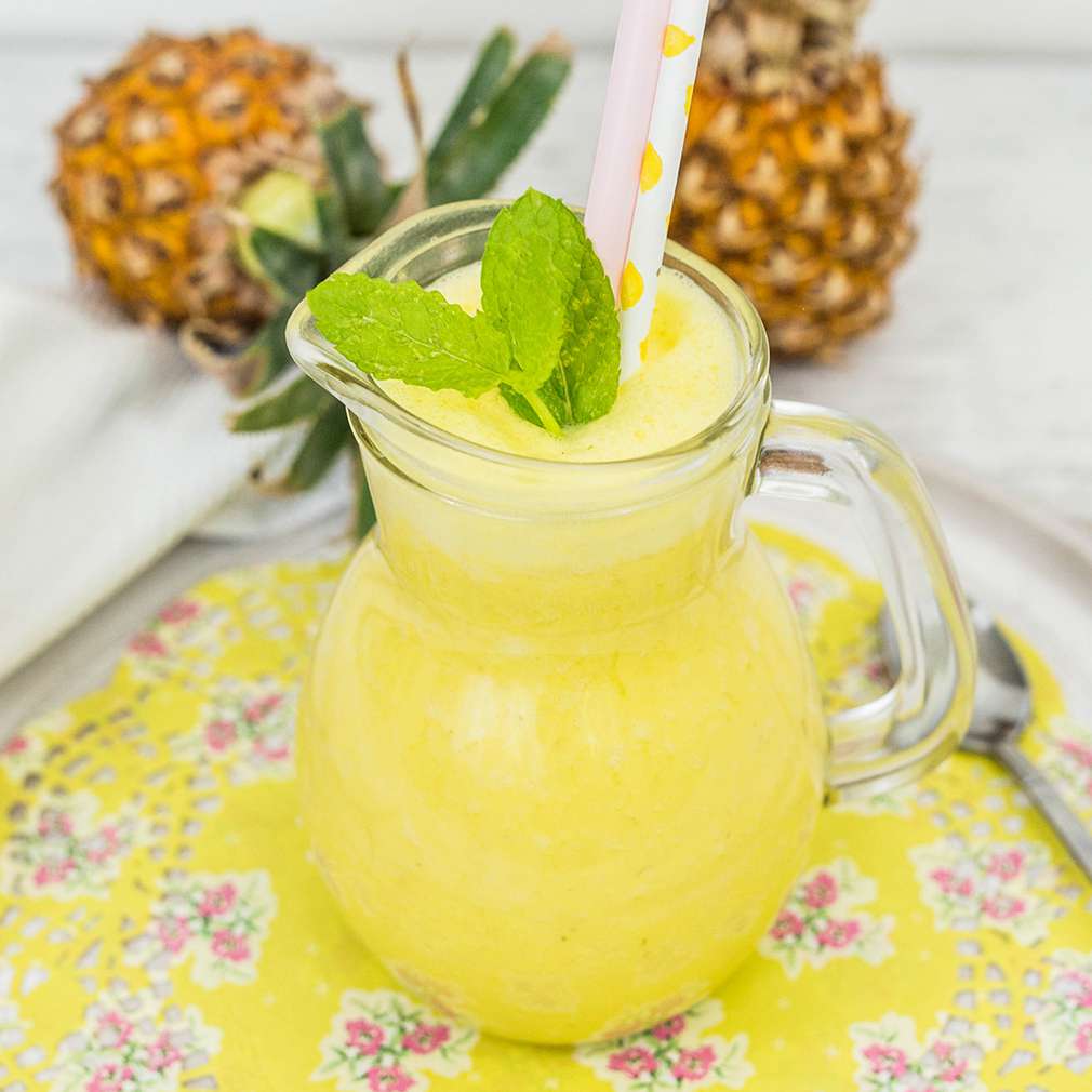 Zobrazenie receptu Mangovo-ananásové smoothie Zobrazenie receptu Mangovo-ananásové smoothie