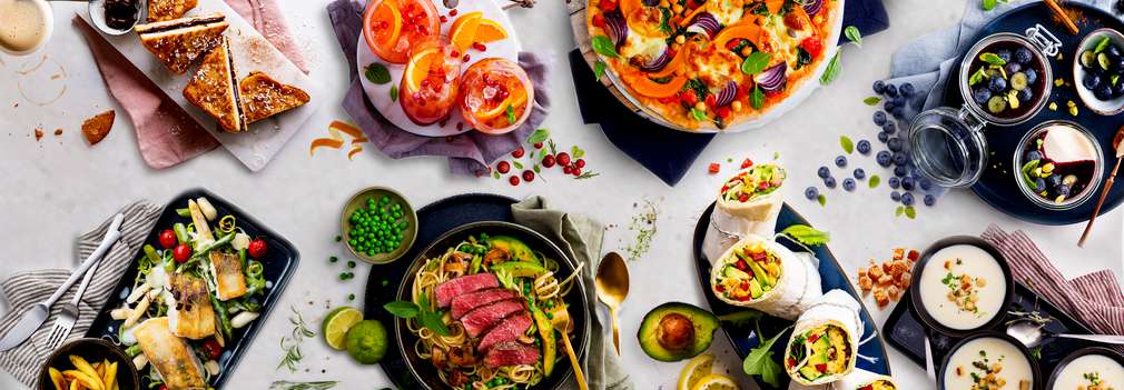 Various delicious dishes 