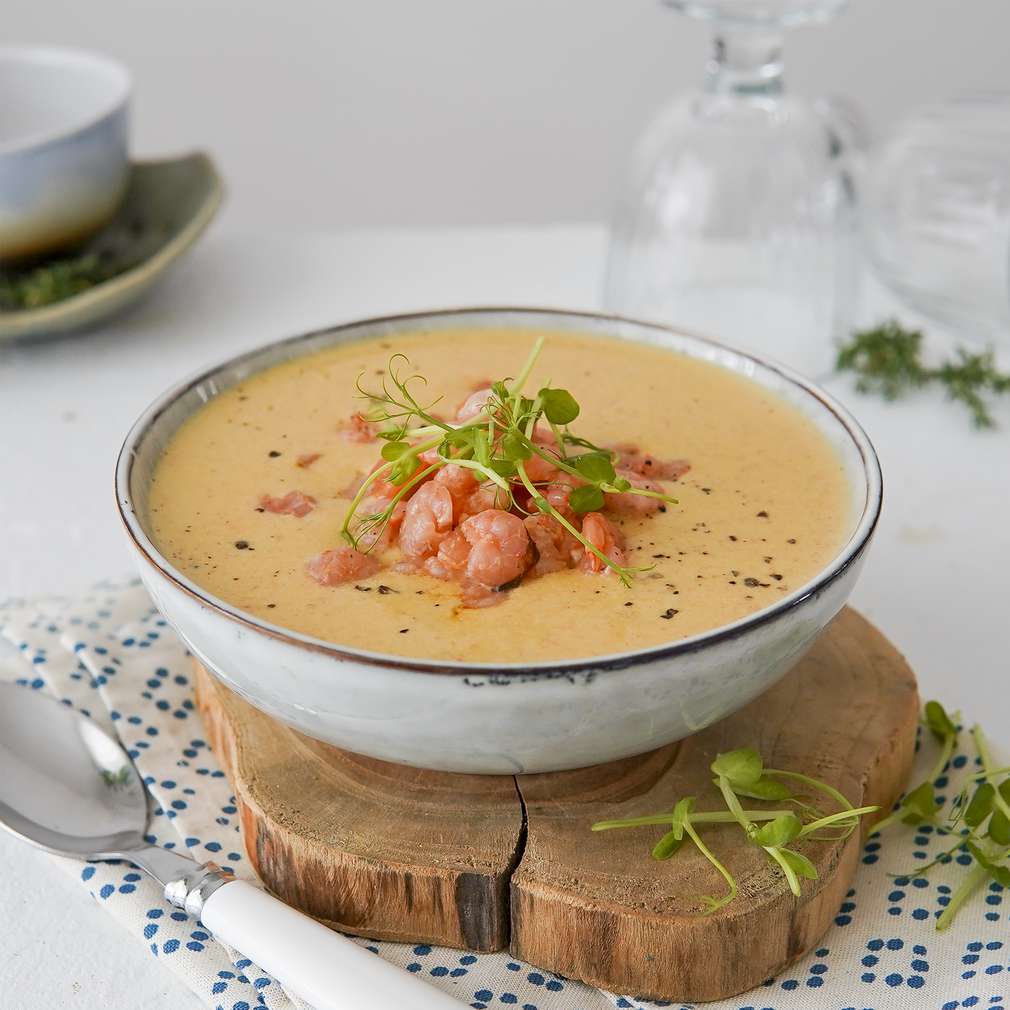 Zobrazenie receptu Krevetová polievka