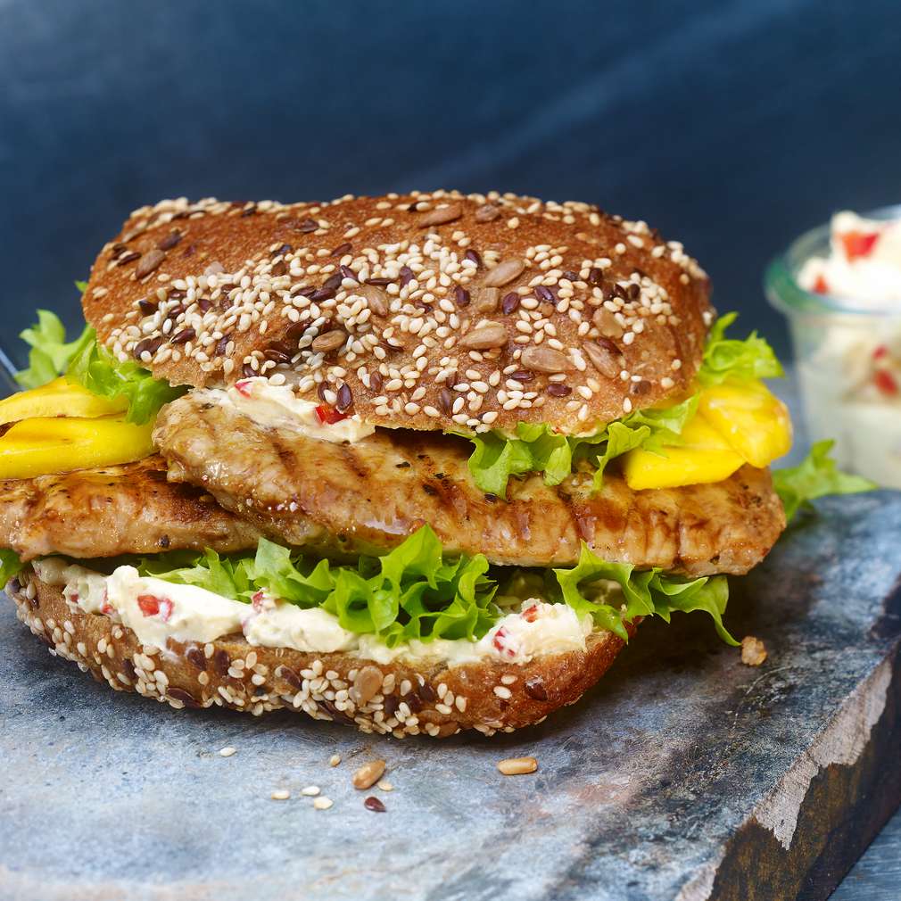 Abbildung des Rezepts Baguette-Burger Abbildung des Rezepts Baguette-Burger