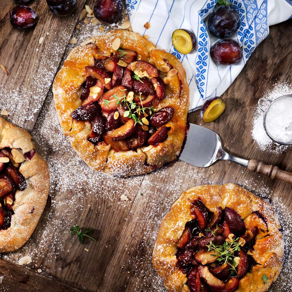 Galette cu prune Galette cu prune