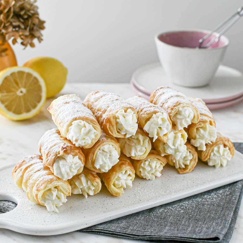 Zobrazenie receptu Šamrole s citrónovým mascarpone krémom Zobrazenie receptu Šamrole s citrónovým mascarpone krémom