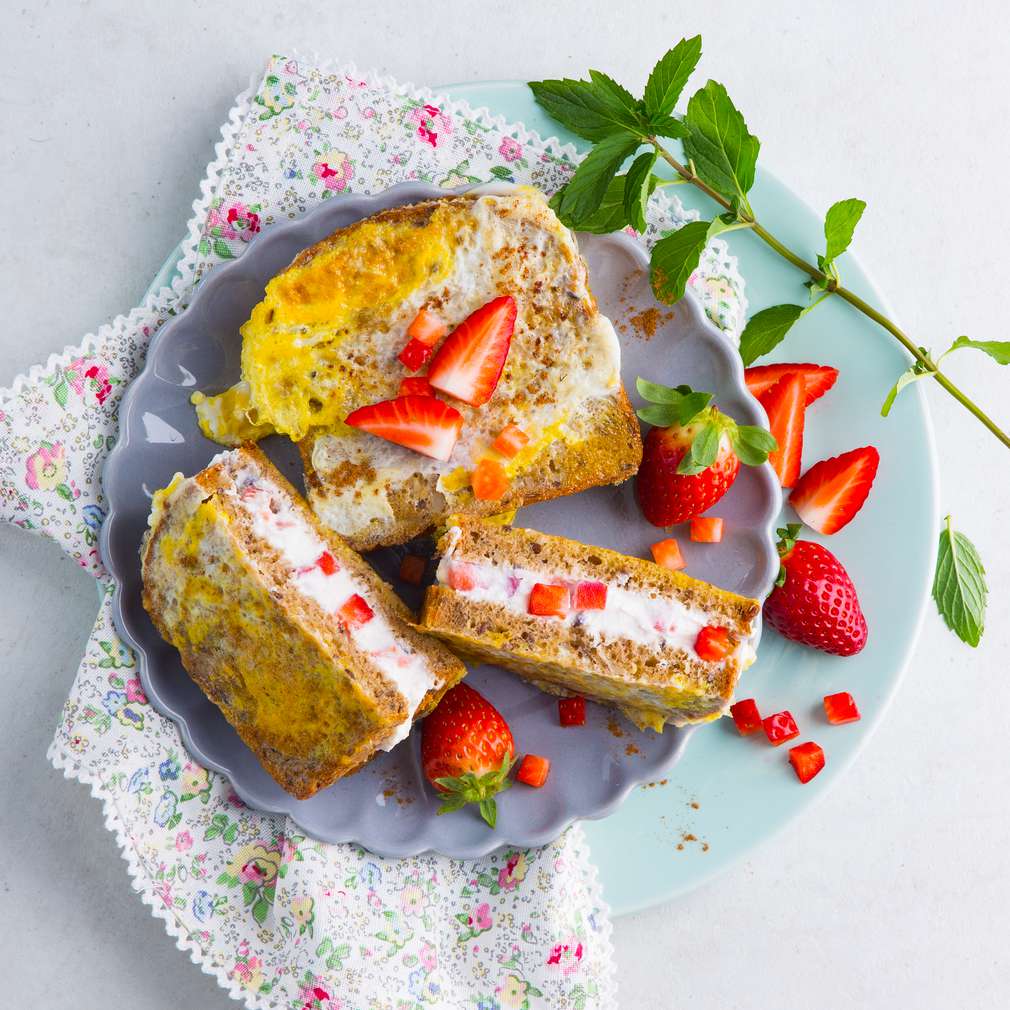 Abbildung des Rezepts Erdbeer-French-Toast Abbildung des Rezepts Erdbeer-French-Toast