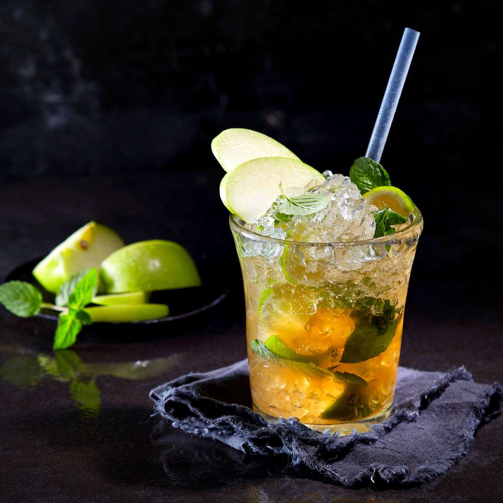 Jablečné energy mojito