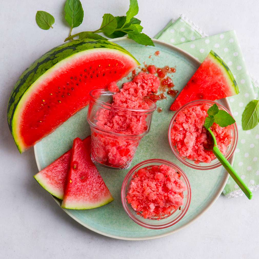 Abbildung des Rezepts Wassermelonen-Slush-Eis