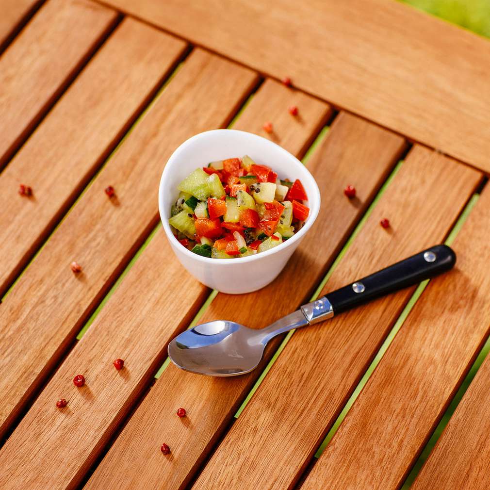 Abbildung des Rezepts Kiwi-Salsa Abbildung des Rezepts Kiwi-Salsa