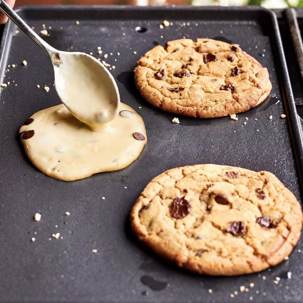 Abbildung des Rezepts Schoko-Cookies vom Grill Abbildung des Rezepts Schoko-Cookies vom Grill