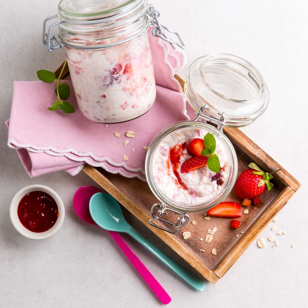 Abbildung des Rezepts Erdbeer-Porridge Abbildung des Rezepts Erdbeer-Porridge