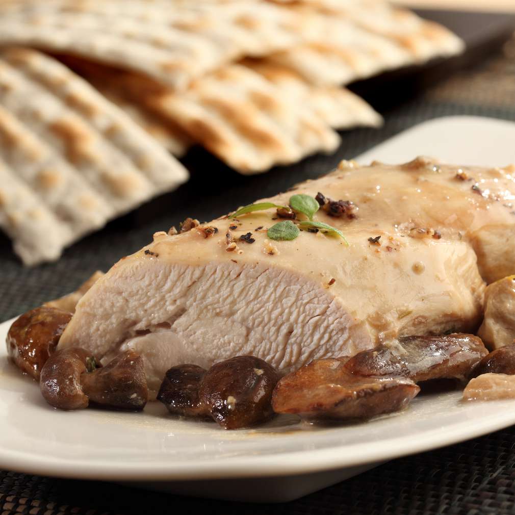 Zdjęcie przepisu Filet z kurczaka z grzybami i tymiankiem Zdjęcie przepisu Filet z kurczaka z grzybami i tymiankiem