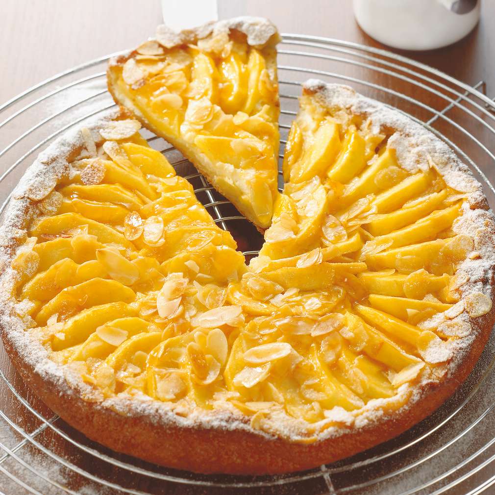 Abbildung des Rezepts Apfeltarte mit Mandeln Abbildung des Rezepts Apfeltarte mit Mandeln