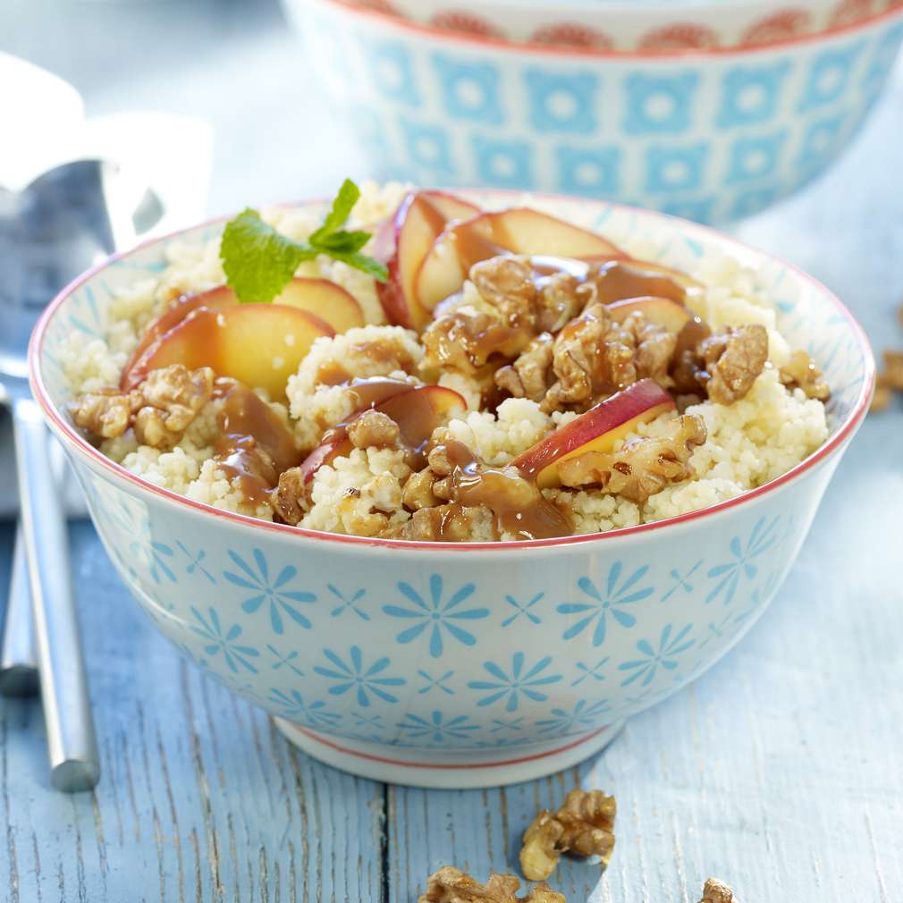 Abbildung des Rezepts Apfel-Walnuss-Couscous Abbildung des Rezepts Apfel-Walnuss-Couscous