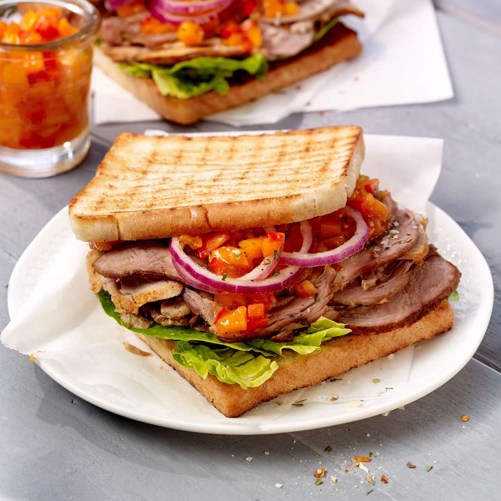 Abbildung des Rezepts Roasted-Pork-Sandwich