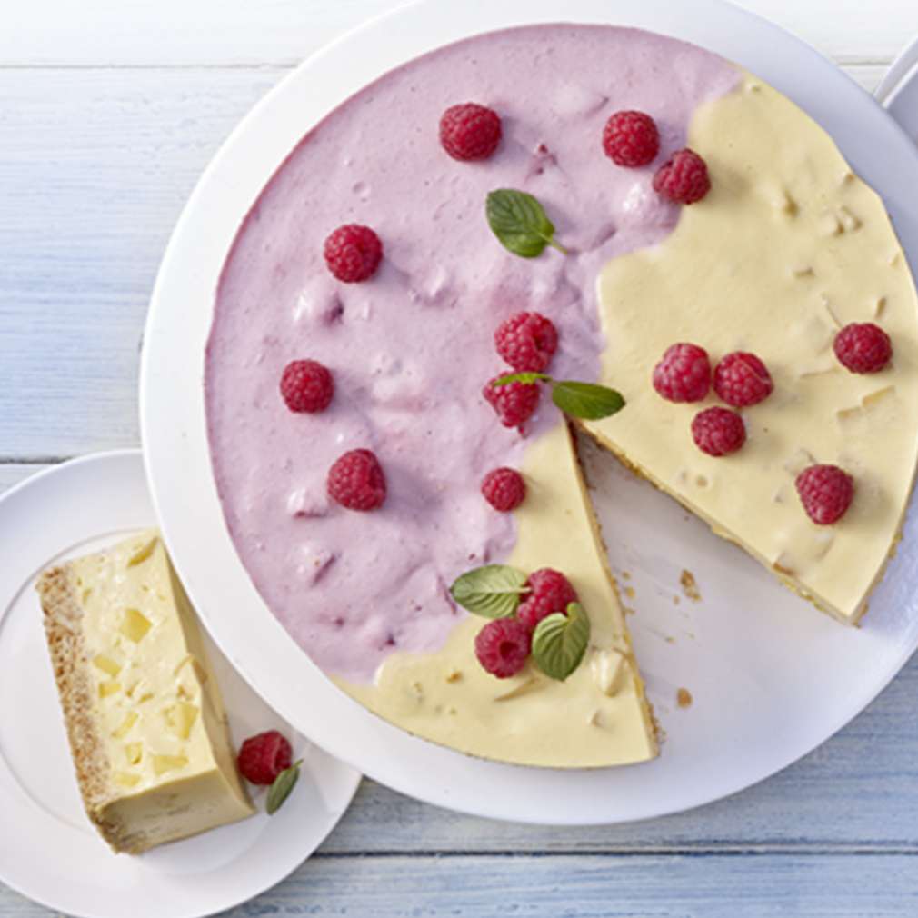 Abbildung des Rezepts Smoothie-Torte Abbildung des Rezepts Smoothie-Torte