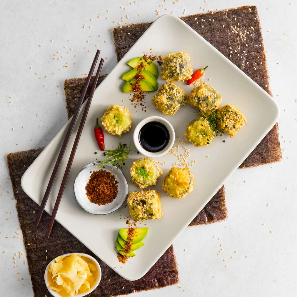 Frittiertes Avocado Sushi In Sesam Tempura Rezept Kaufland