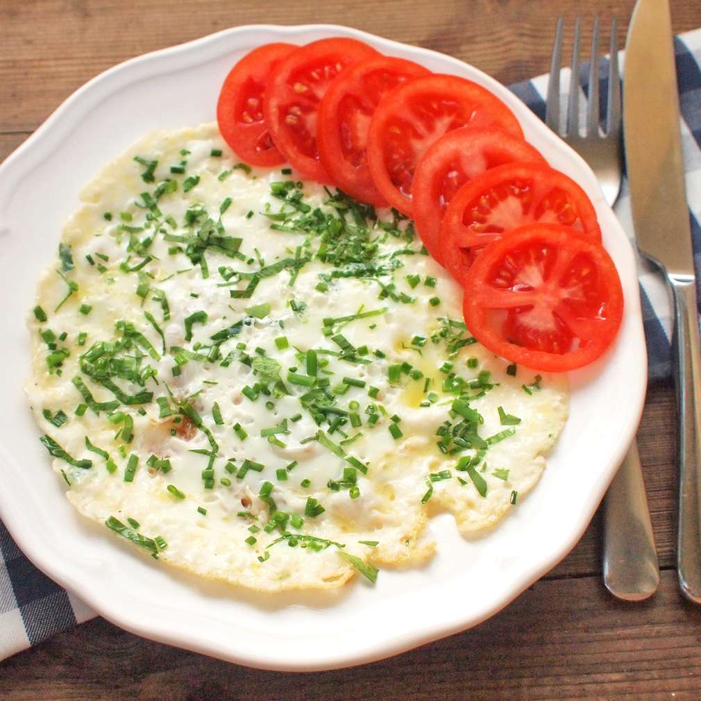 Zobrazit Bylinková fitness omeleta z bílků receptů