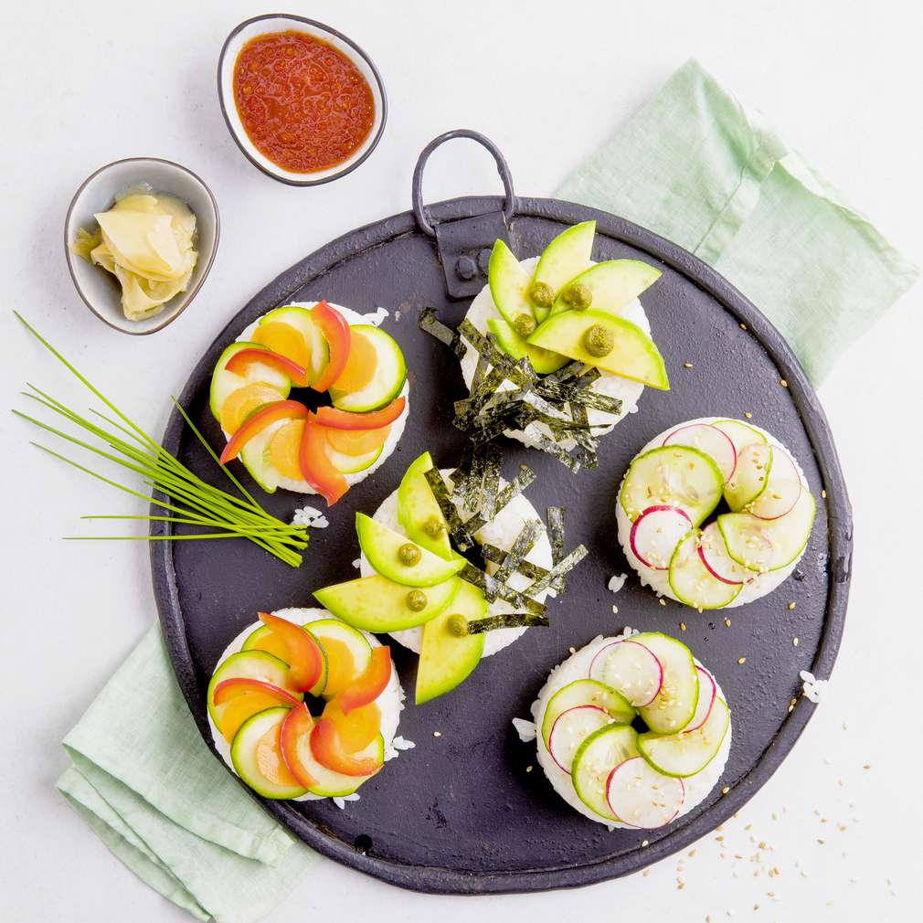 Abbildung des Rezepts Sushi-Donuts Abbildung des Rezepts Sushi-Donuts