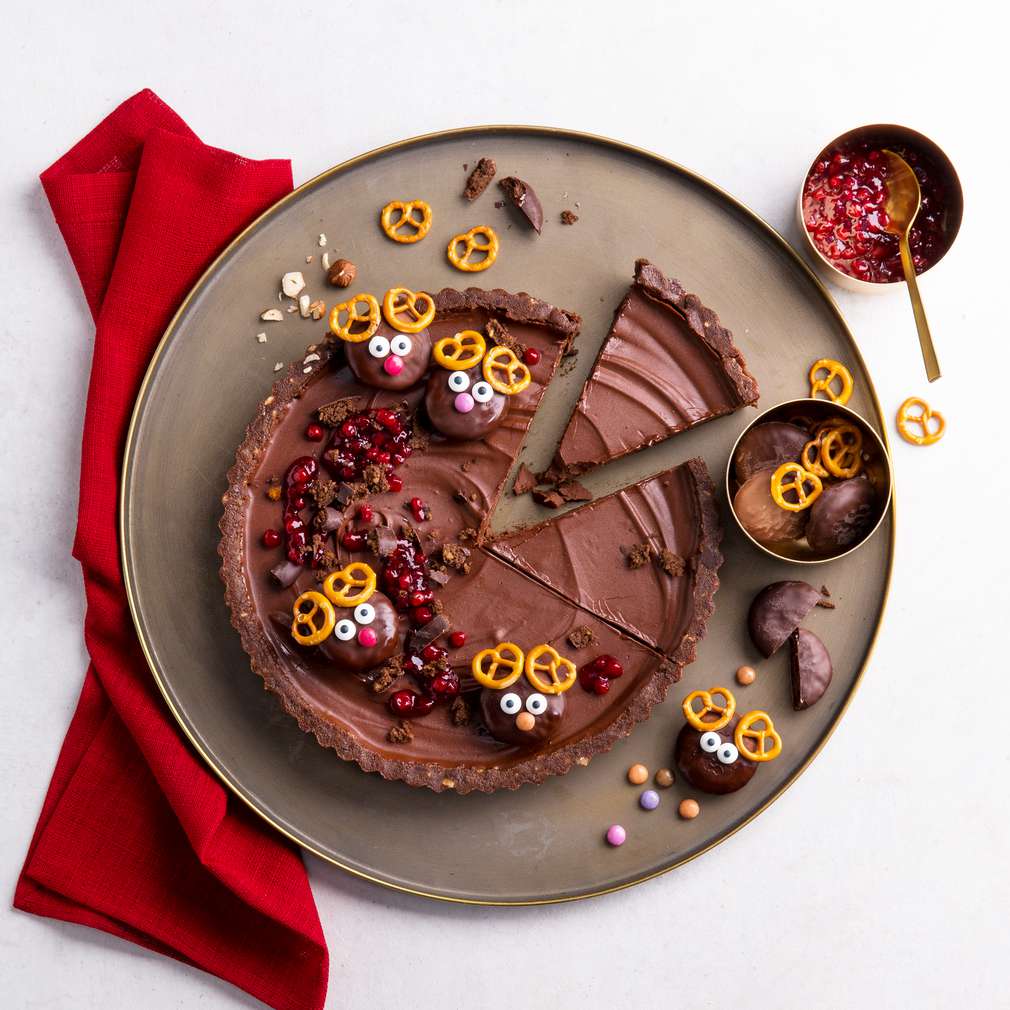 Zobrazenie receptu Nepečený čokoládovo-perníkový tart