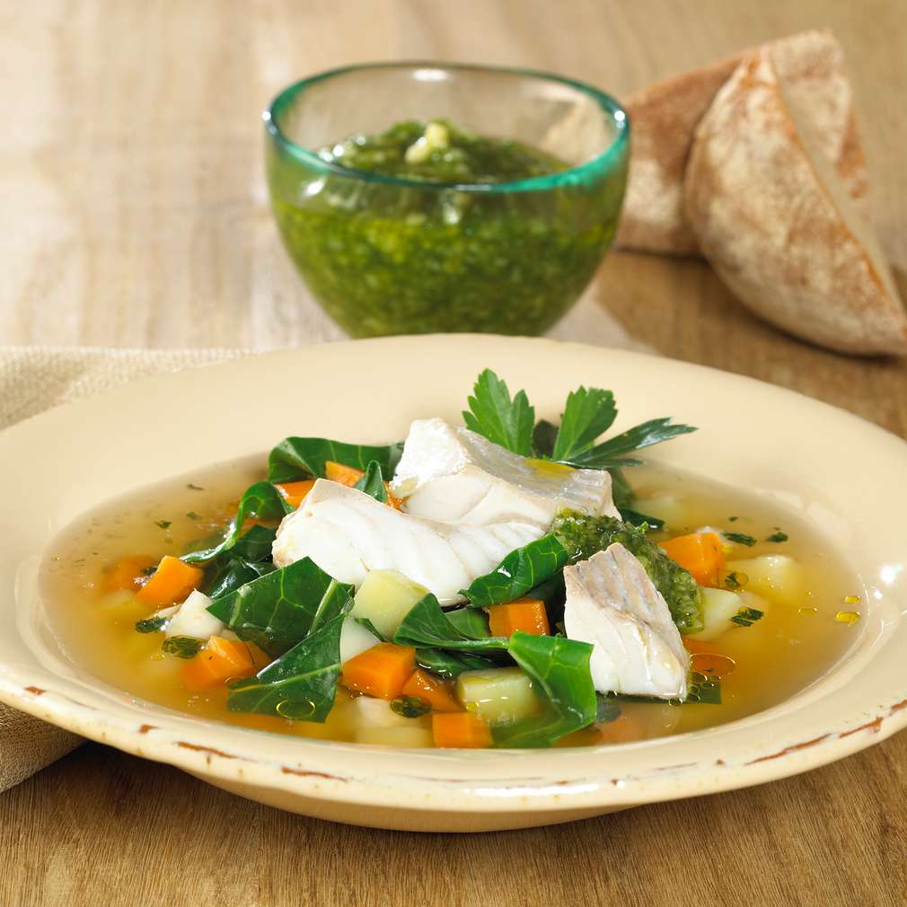 Abbildung des Rezepts Seelachs-Gemüsetopf Abbildung des Rezepts Seelachs-Gemüsetopf