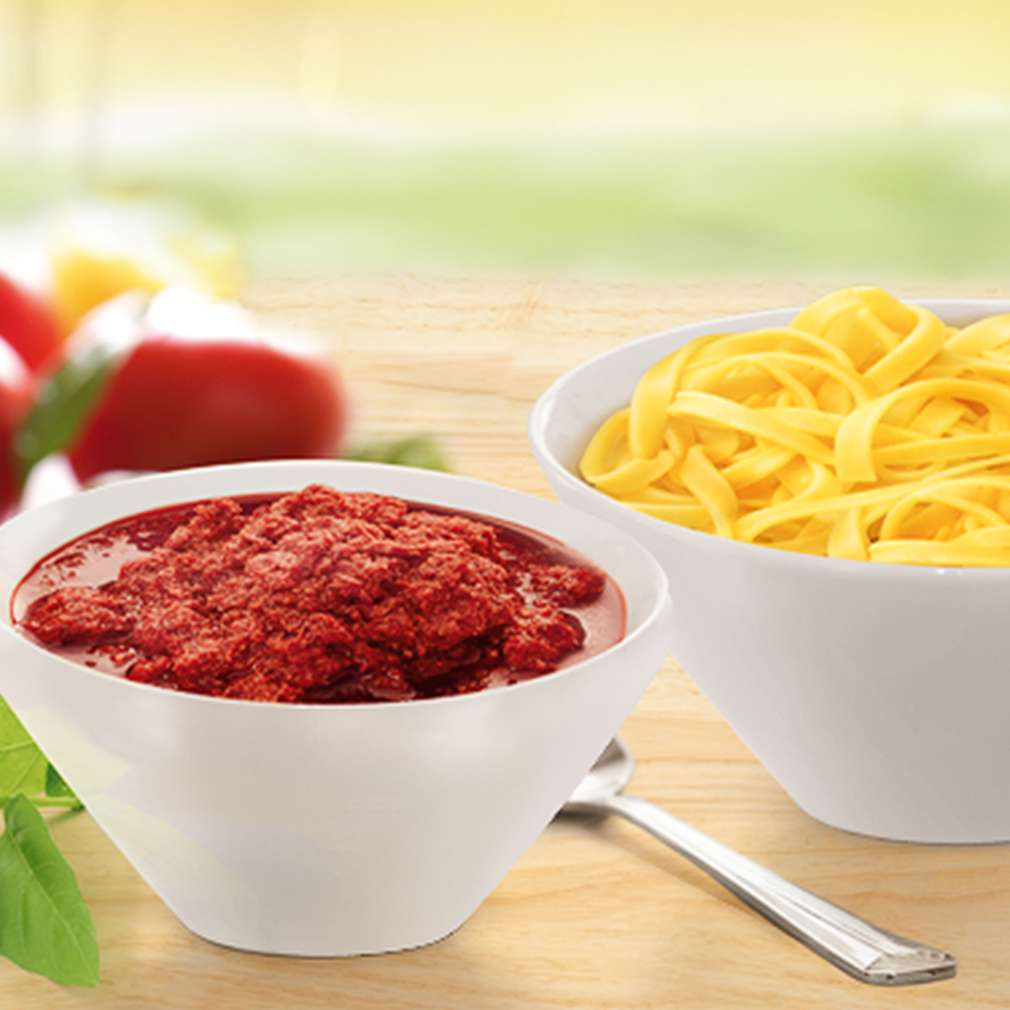 Abbildung des Rezepts Tomaten-Pesto-Tagliatelle Abbildung des Rezepts Tomaten-Pesto-Tagliatelle