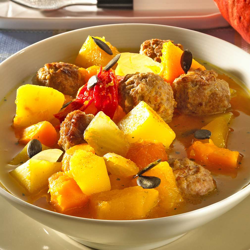 Abbildung des Rezepts Kürbis-Gulasch Abbildung des Rezepts Kürbis-Gulasch