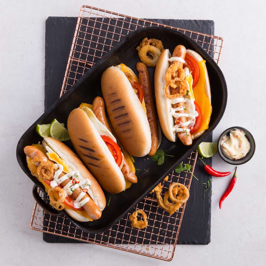 Abbildung des Rezepts Hotdog mit Chili-Mayo