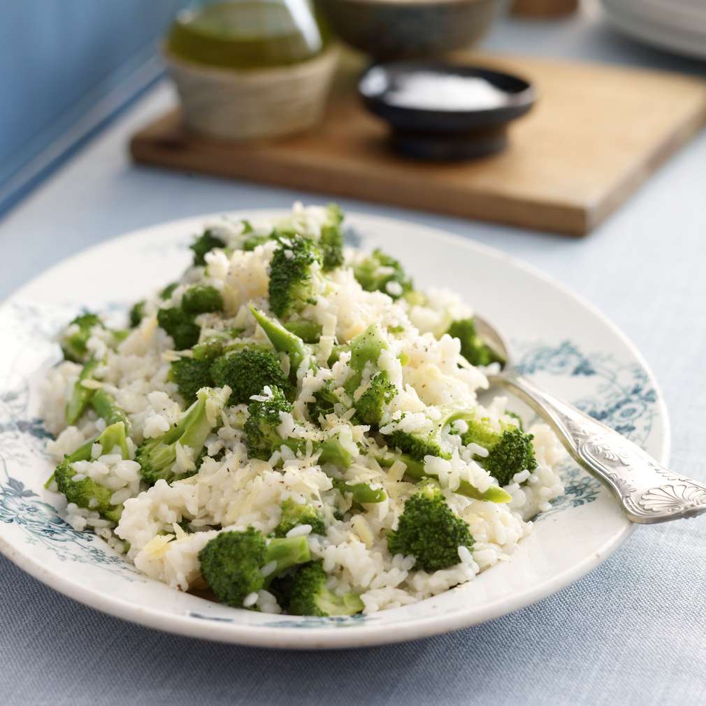 Rizoto cu sparanghel și broccoli Rizoto cu sparanghel și broccoli
