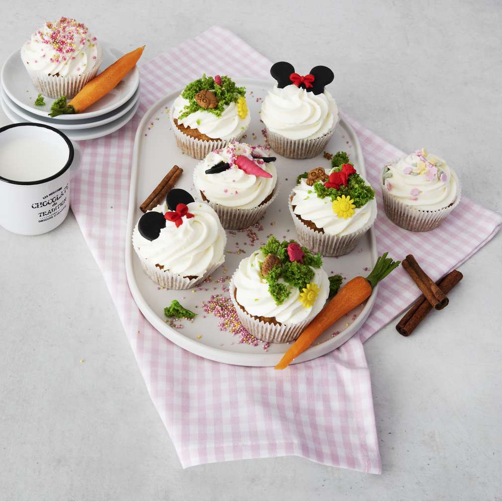 Zobrazenie receptu Mrkvové cupcaky (Miňova škola pečenia)