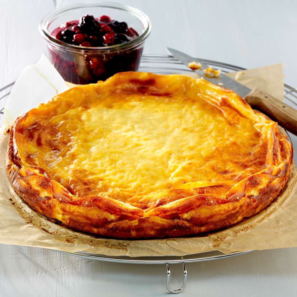 Abbildung des Rezepts Käsekuchen ohne Boden Abbildung des Rezepts Käsekuchen ohne Boden