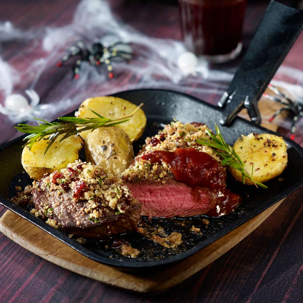 Zobrazenie receptu Hovädzie steaky s cesnakovou krustou