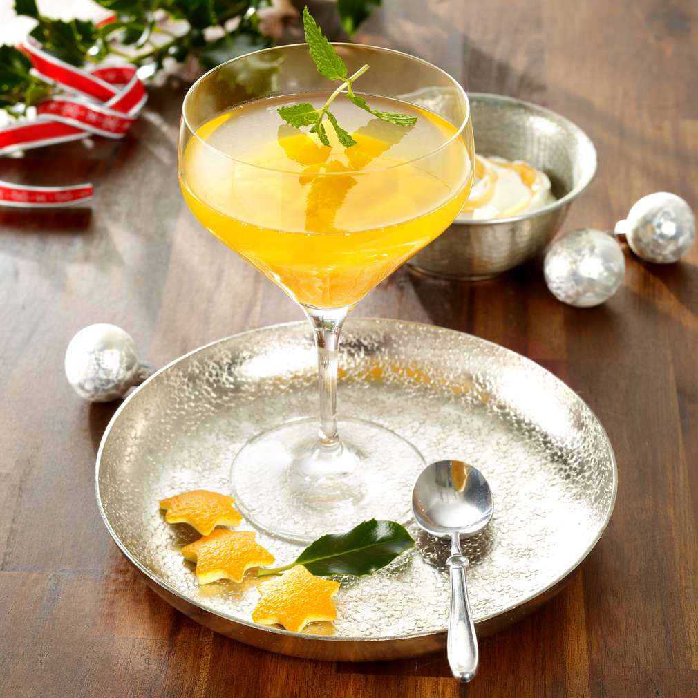 Abbildung des Rezepts Prosecco-Orangen-Gelee Abbildung des Rezepts Prosecco-Orangen-Gelee