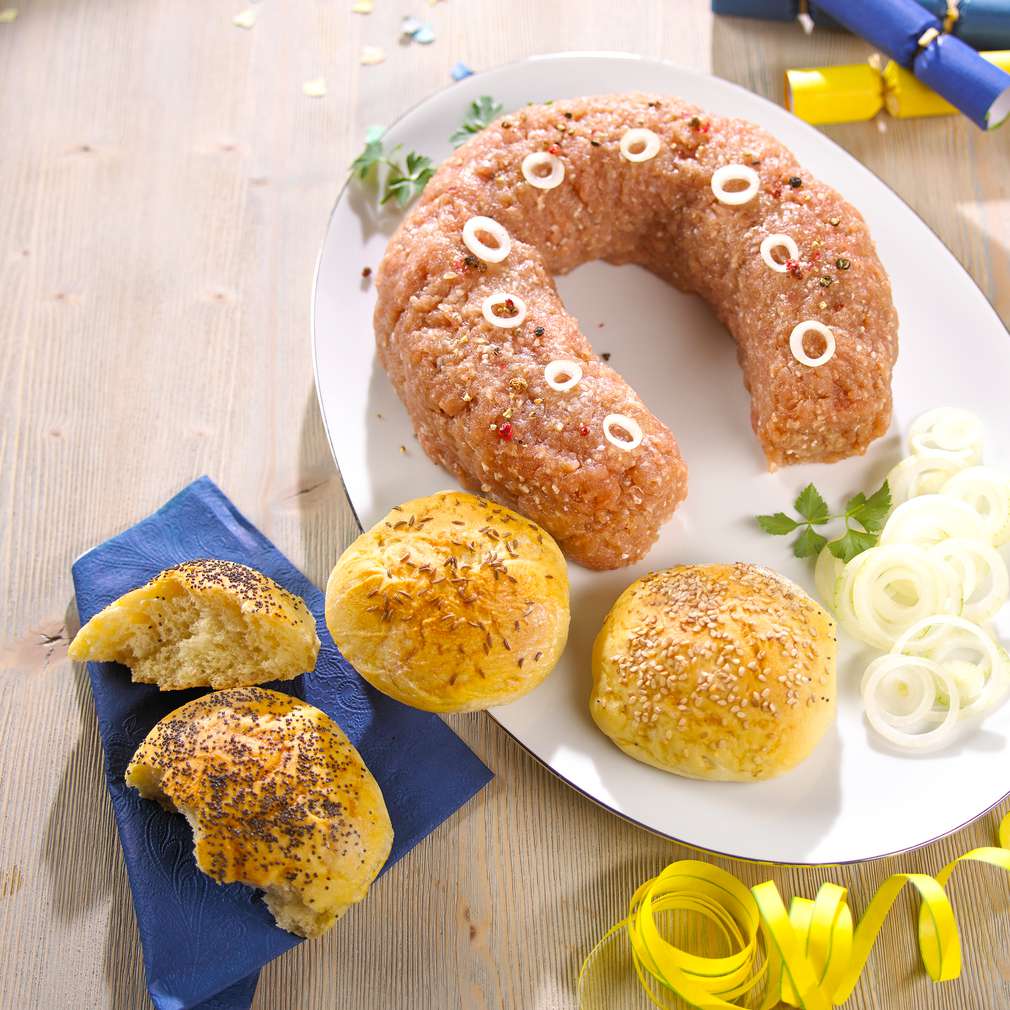 Abbildung des Rezepts Mett-Hufeisen Abbildung des Rezepts Mett-Hufeisen