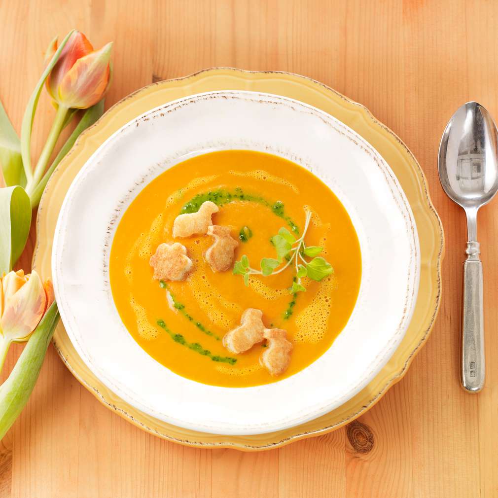 Abbildung des Rezepts Möhren-Schaumsüppchen Abbildung des Rezepts Möhren-Schaumsüppchen