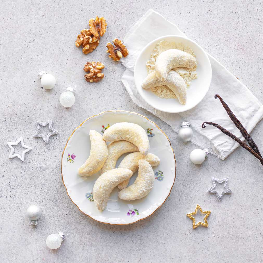 Zobrazit Vánoční vanilkové rohlíčky receptů