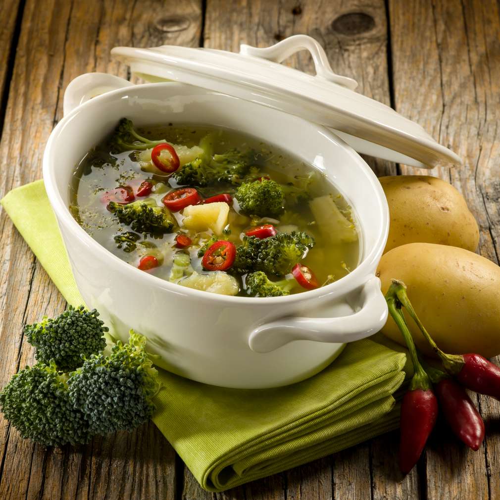 Supă picantă de broccoli Supă picantă de broccoli