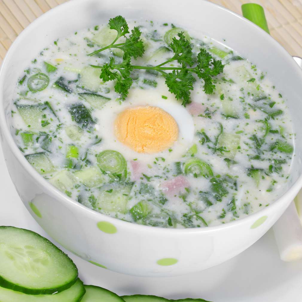 Supă răcoritoare de legume și ouă Supă răcoritoare de legume și ouă