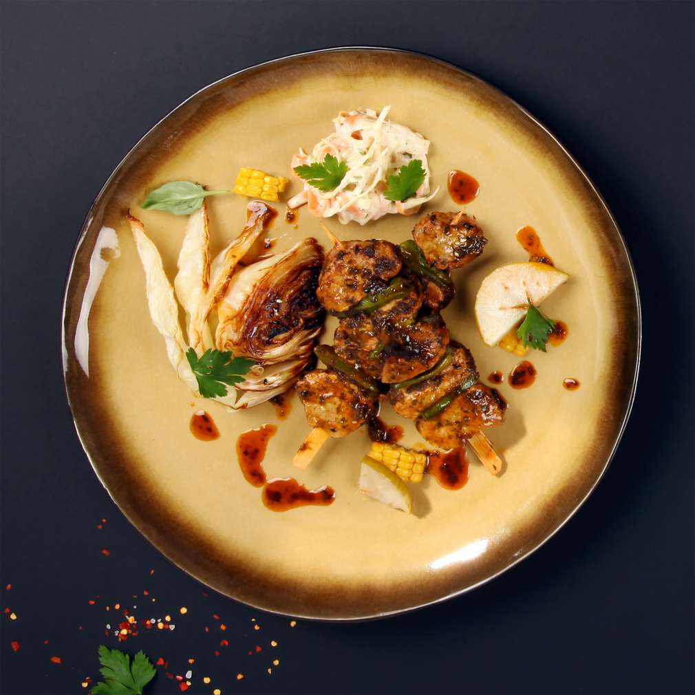 Frigărui din mușchi de porc „Metaxa” | Rețetă de Chef Samuel Frigărui din mușchi de porc „Metaxa” | Rețetă de Chef Samuel