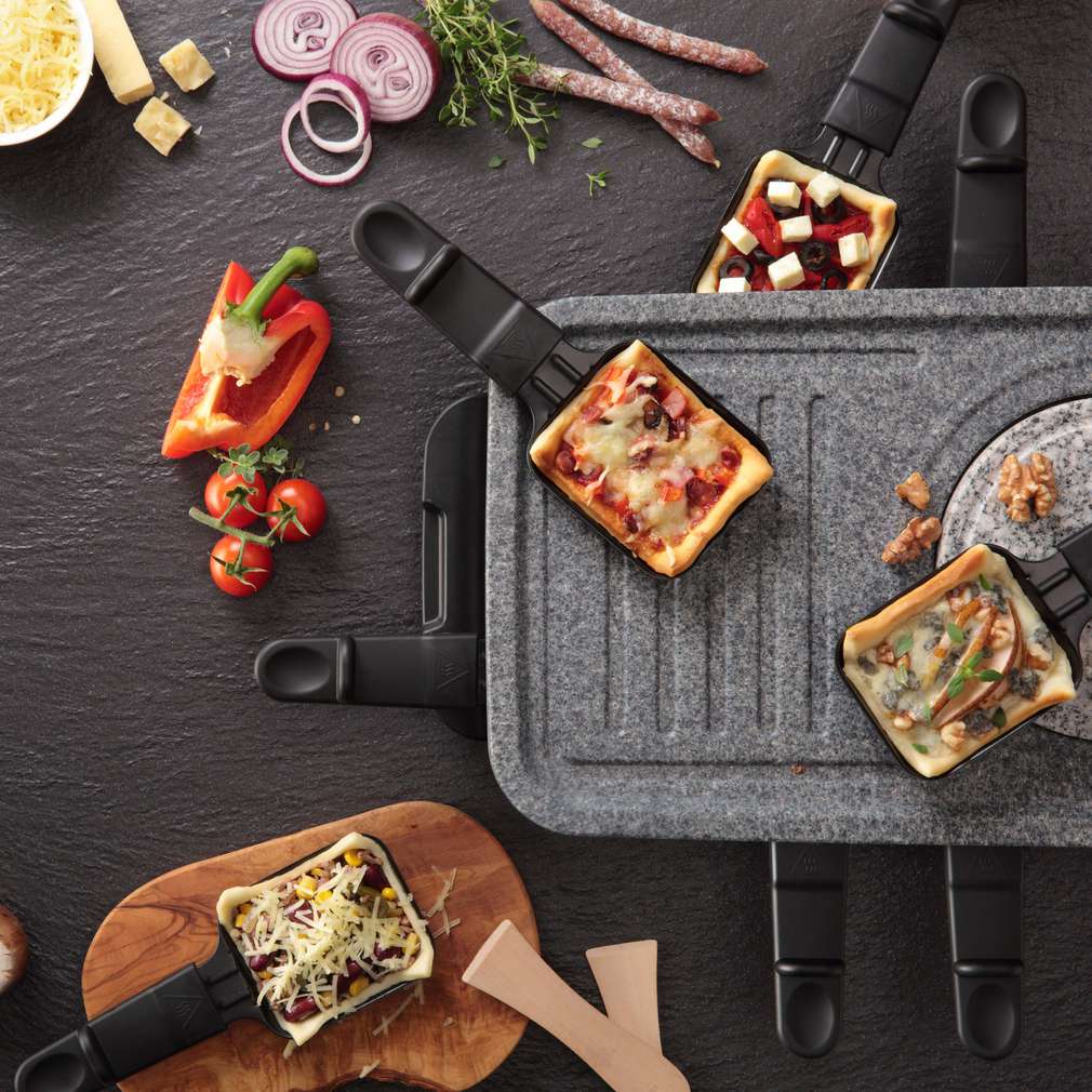 Abbildung des Rezepts Raclette meets Pizza Abbildung des Rezepts Raclette meets Pizza