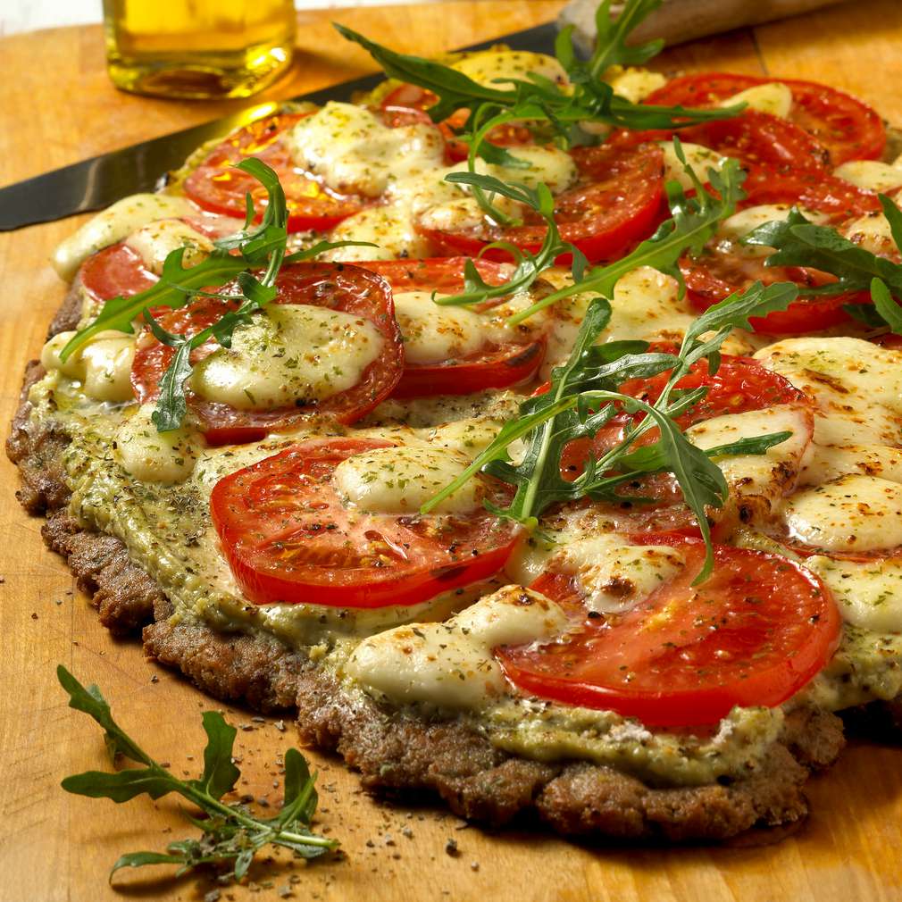 Abbildung des Rezepts Tomaten-Pesto-Pizza Abbildung des Rezepts Tomaten-Pesto-Pizza