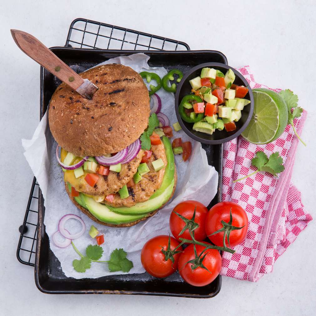 Abbildung des Rezepts Veganer Doubleburger Abbildung des Rezepts Veganer Doubleburger