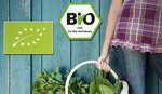 Daran erkennen Sie unsere K-Bio-Produkte. Bio-Logos vor Hintergrund