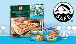 Produkte, die Thunfisch enthalten und mit dem SAFE-Logo gekennzeichnet sind Produkte, die Thunfisch enthalten und mit dem SAFE-Logo gekennzeichnet sind
