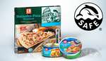 Produkte, die Thunfisch enthalten und mit dem SAFE-Logo gekennzeichnet sind Produkte, die Thunfisch enthalten und mit dem SAFE-Logo gekennzeichnet sind
