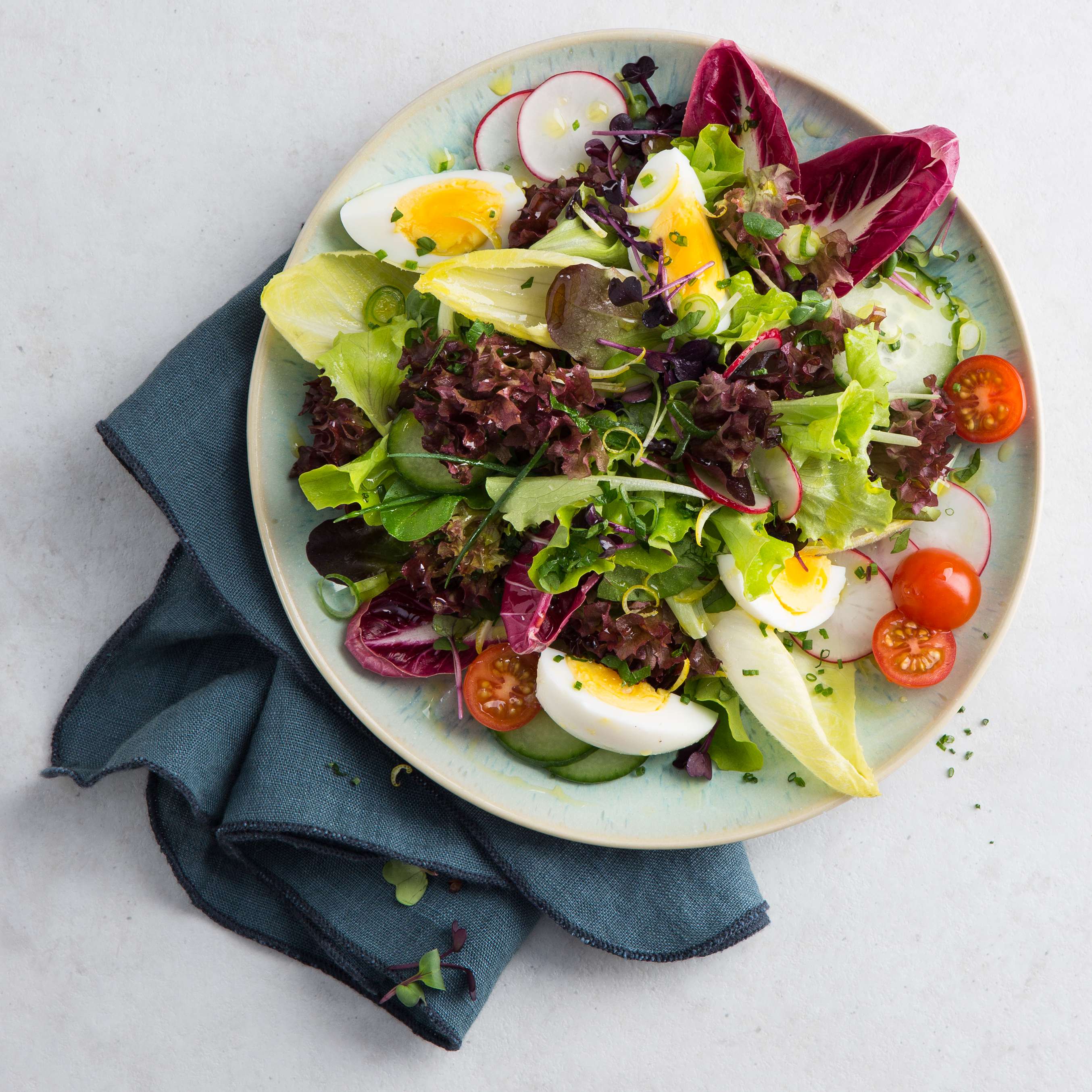 Fruhlingssalat Mit Zitronenvinaigrette Rezept Kaufland